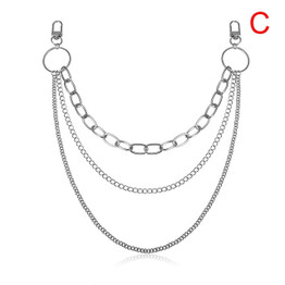 Punk Hip Hop Trendy Belt Key Chain