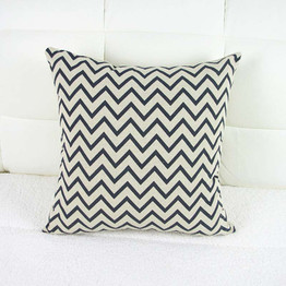 Stripe Vintage Cotton Linen Cushion Cover Throw Pillow Case Home Decor