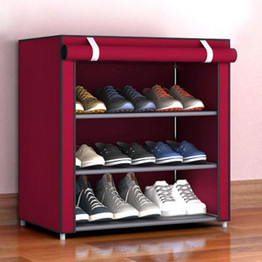 Simple Shoe Rack Dustproof Storage Shoe Cabinet Multi-layer Small Shoe Rack Dormitory Hall Rack DIY Cloth Shoes Organize Cabinet