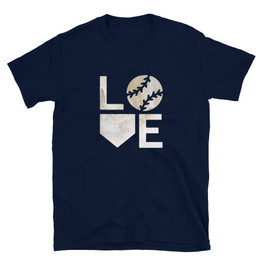 Love Baseball Short-Sleeve Unisex T-Shirt