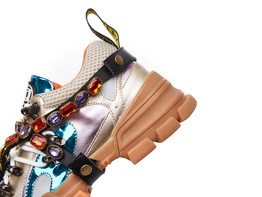 Rhinestone Shoes Women Platform Sneakers White zapatos de mujer Brand Crystals Ladies Chunky footware Thick Bottom Dad Sneakers