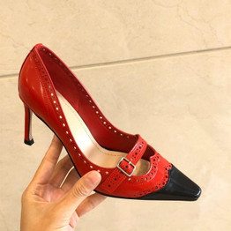 New Hot Sale Shoes Women Sexy Party Women Pumps Genuine Leather High Heels Shallow Pointed Toe Women Pumps