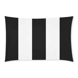 Black White Stripes 3-Piece Bedding Set