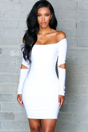 Sexy Off Shoulder Bodycon Dress
