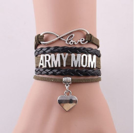 Infinity Love Army Mom Bracelet Offer