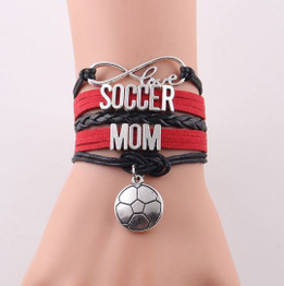 Infinity Love Soccer Mom Bracelet