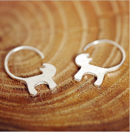 925 Sterling Silver Cute Cat Earrings For Women Offer