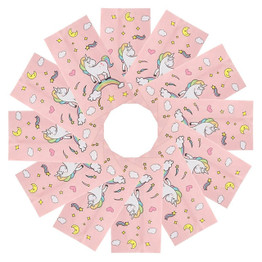 12pcs Pink Unicorn Paper Candy Gift Bags Unicorn Party Kids Girls Birthday Birthday Party Supplies