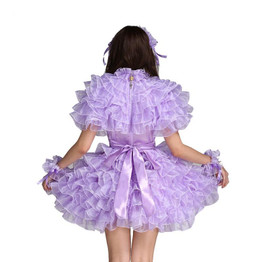 Lockable Organza Sissy Dress
