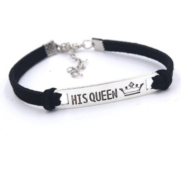 HIs Queen Her King Couples Bracelet