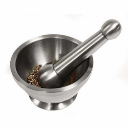 Stainless Steel Mortar and Pestle