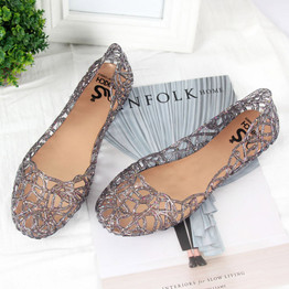 Casual Jelly Hollow Out Mesh Flat shoes