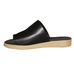 Women Slip On Flat Heel Clip Toe Slide Sandals