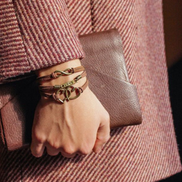 Vintage Double Heart Bracelet (Shipped From USA)