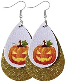 Halloween Earrings - Pumpkin 1