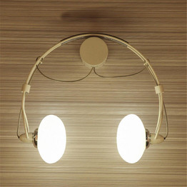 Headphone Wall Light