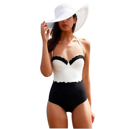 Sexy Women One Piece Swimsuit Push Up Padded Bikini