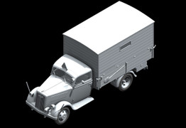 ICM 1/35 WWII German Type 2,5-32 Ambulance Truck w/Shelter Kit