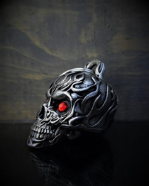 BB-73 Bravo Bell - Flame Diamond Skull Bell
