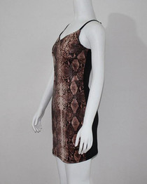 Snake Print Bodycon Cami Dress