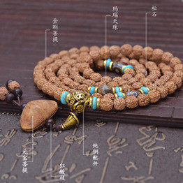 108 Tibetan Buddhist Prayer Beads Mala Beads Bracelet