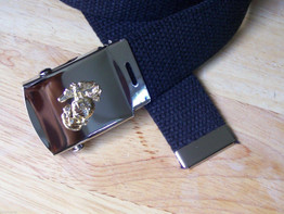 LIMITED EDITION USMC BELT AND BELT BUCKLE - 50% OFF WHILE SUPPLIES LAST!