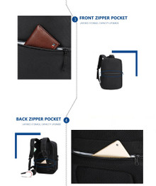 Backpack Waterproof Oxford Men Backpacks USB