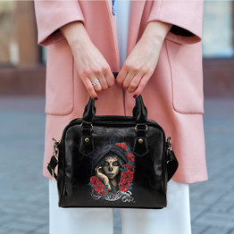 Darkside Sugar Skull Shoulder Handbag