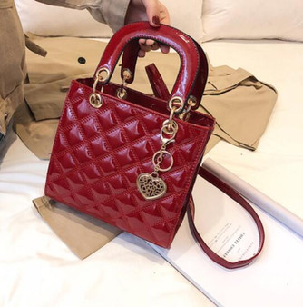 Luxury Brand Tote bag 2020 Fashion New High Quality Patent Leather Women's Designer Handbag Lingge Chain Shoulder Messenger Bag