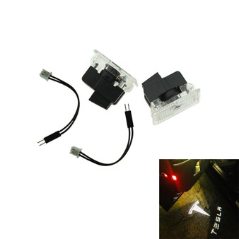 2PCs LED Door Projector Puddle Lights for Model X