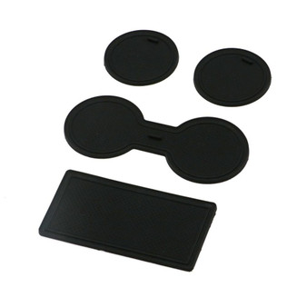 Non-Slip Rubber Mats Dashboard and Cup Holders for Model 3