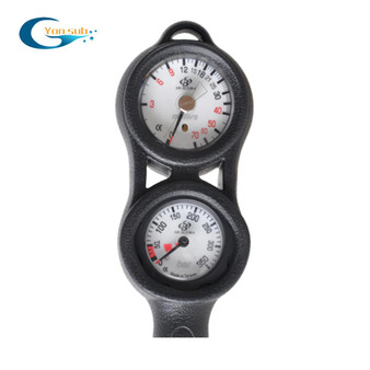 Free sipping SCUBA diving 3 Gauge Diving pressure gauge depth gauge compass diving digital depth gauge diving tank pressure gau