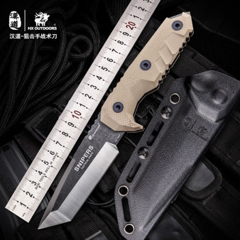 HX OUTDOORS 7Cr17MoTactical Knives Fixed Blade Knife Survival Rescue Tools Hunting Knives Corrosion Resistance Hunting Outdoor T