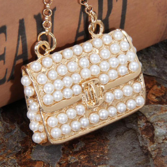 The Mobi Pearl Handbag Charm