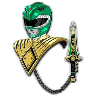 Mighty Morphin Power Rangers Green Ranger Lapel Pin Set