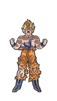 Dragon Ball Super Saiyan Goku #29 FiGPiN Enamel Pin
