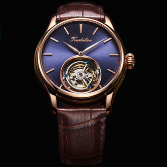 AESOP Men's Watches Real A+++ Tourbillon Mechanical Watch for Men Wristwatch Man Skeleton Male Clock Sapphire Mechanical Watch