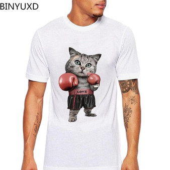 Hilarious Boxing Kitty Cat Unisex T-Shirt