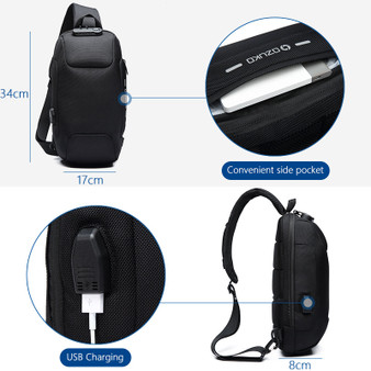 Anti-theft Multifunction Crossbody Bag for Men