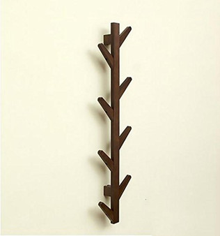 Ymj Coat Rack Garment Hanger Creative On The Wall Solid Wood Hook Hanger Bedroom Wall Living Room Wall Hanger Drying Racks (Color : A, Size : 72298cm)