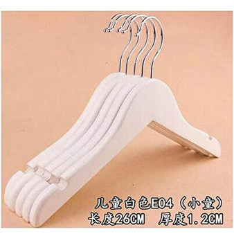 Xyijia Hanger 10Pcs/Lot 26Cm Solid Wood Children Hanger Clothes Rack Baby Hangers for Clothes Hanger