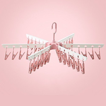 W&lx 36 clip, Multi clip,Folding hanger Children's clothes hanger Plastic hanger -A 1 PC