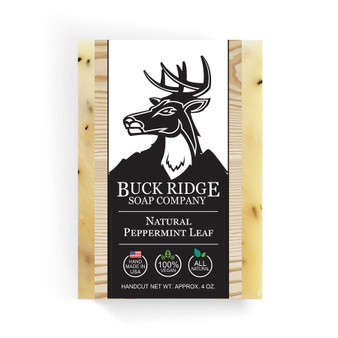 Buck Ridge Unisex Natural Peppermint Leaf Handmade Soap