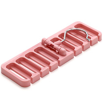 LIANGJUN Scarf Hangers Ties Belts Rotatable Multifunctional Drying Rack, 3 Colors Available, 22.5X7.3cm (Color : Pink, Size : Quantity 1)