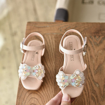 Girls Rhinestone Sandals