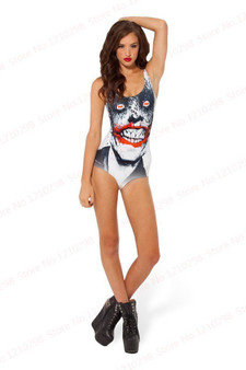 Super Power Comic Hero Print Bodysuits