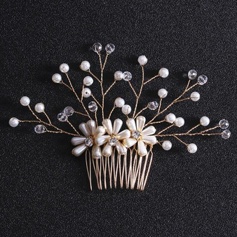 Wedding decorations pearl flowers hair accessories