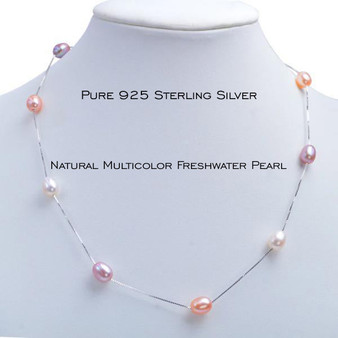 Multicolor Freshwater Pearl Necklace