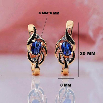 Cubic Zirconia Dangle Earrings