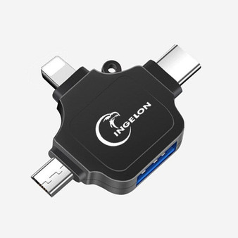 3-In-One OTG Adapter Lightning/USB-C/USB-Micro Adapter